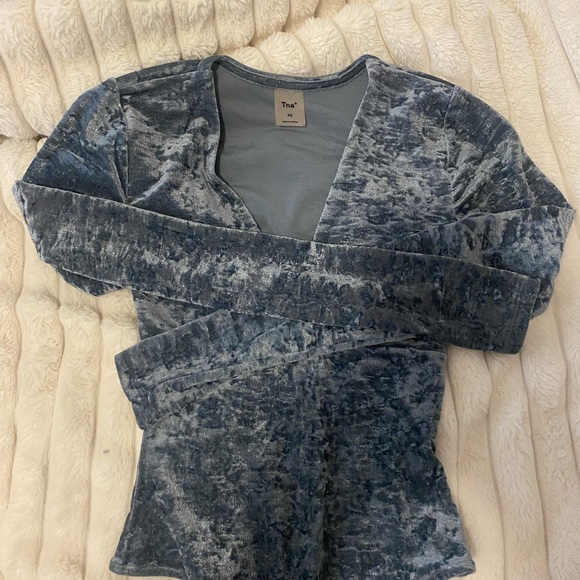 TNA Crushed Velvet Bodysuit - Picture 4 of 7